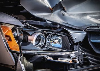 Car crash damage