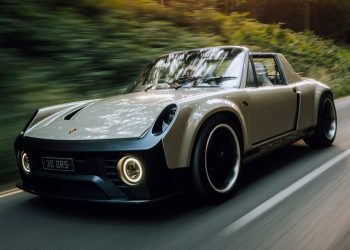 Fifteen Eleven Design Porsche 914 restomod driving on road