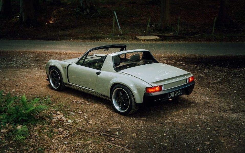 Fifteen Eleven Design Porsche 914 restomod parked in forest
