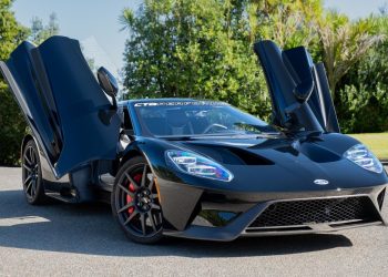 Ford GT with doors open