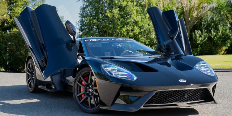 Ford GT with doors open