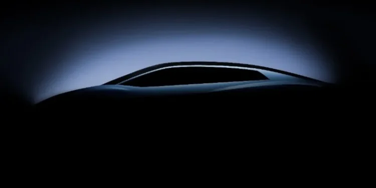 Fully electric Lamborghini concept teaser