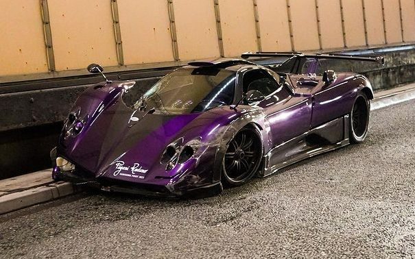 Lewis Hamilton's old Pagani Zonda 760 LH crashed in tunnel