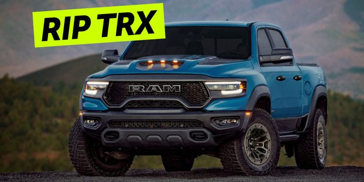 Ram TRX Final Edition front three quarter view