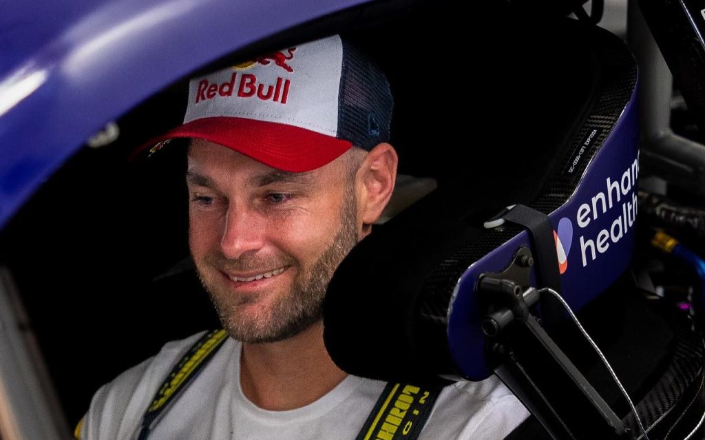 Shane van Gisbergen sitting in NASCAR