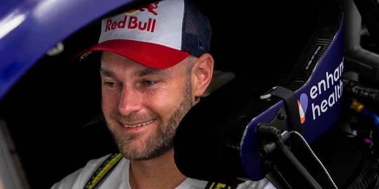 Shane van Gisbergen sitting in NASCAR