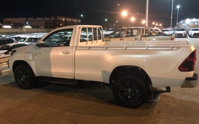 Toyota Hilux Revo BEV Concept at Australian port