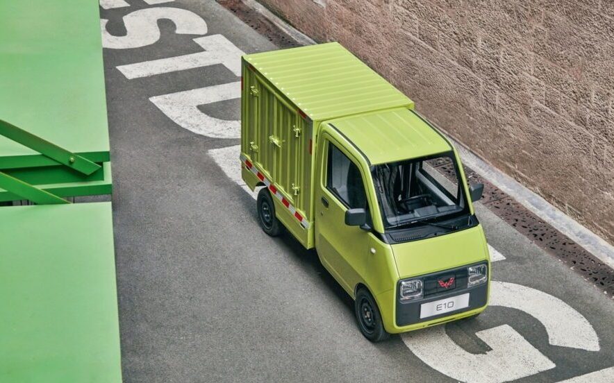 Wuling E10 parked on street