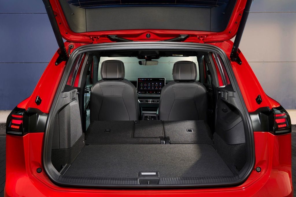 2024 Volkswagen Tiguan rear luggage compartment
