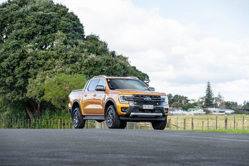 Ford Ranger action flyby shot