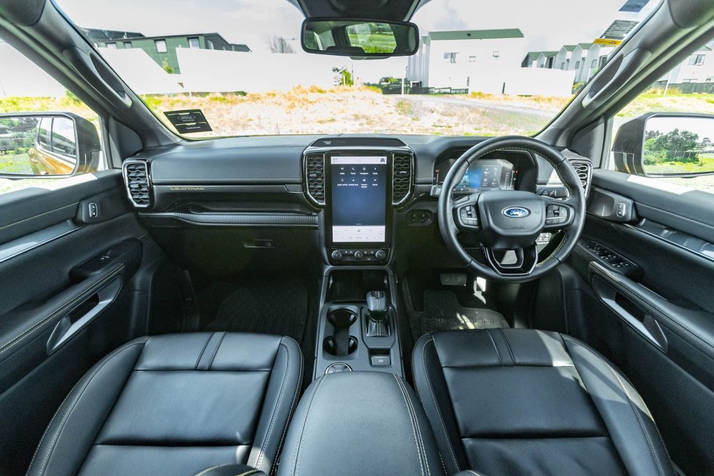 Ford Ranger wide interior view