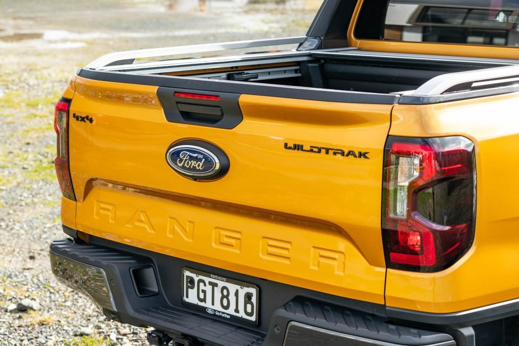 Rear detail of Ford Ranger