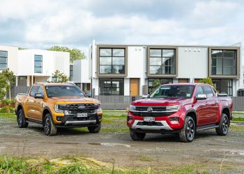 Ford Ranger and Volkswagen Amarok parked next to each other