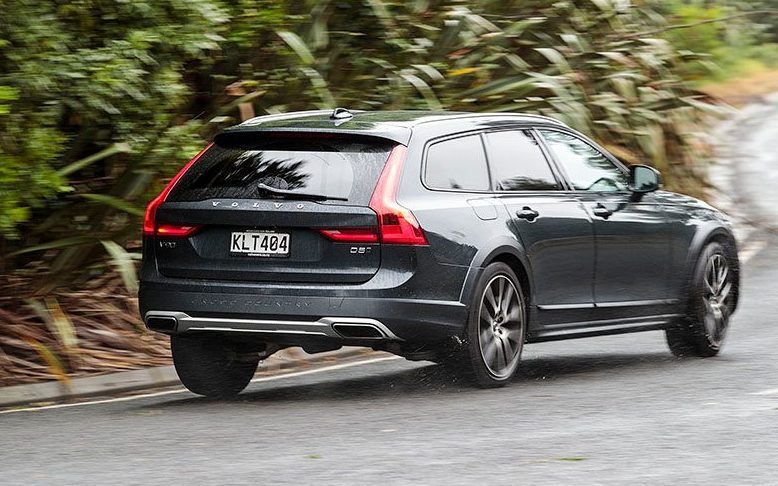 Volvo V90 Cross Country driving on road