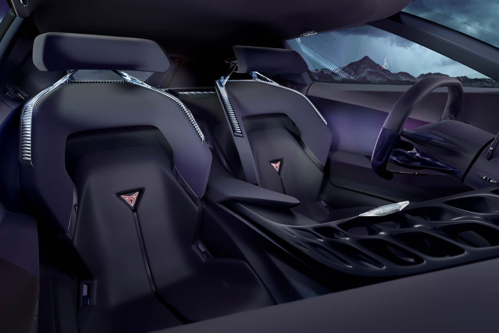 Cupra DarkRebel seats