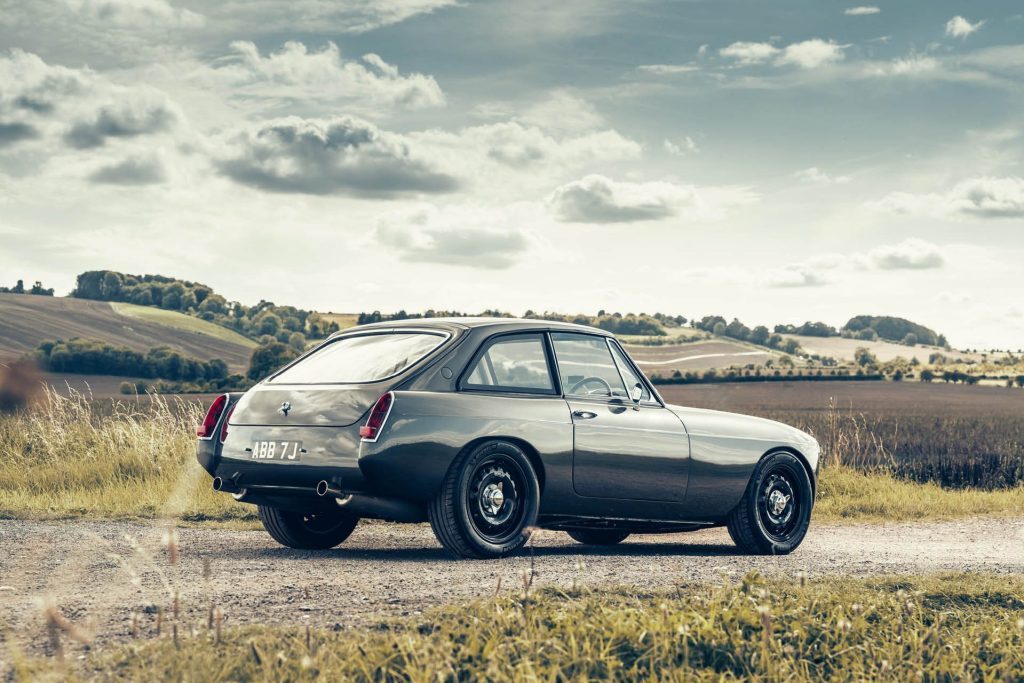 Frontline Cars MGB LE60 parked on country road