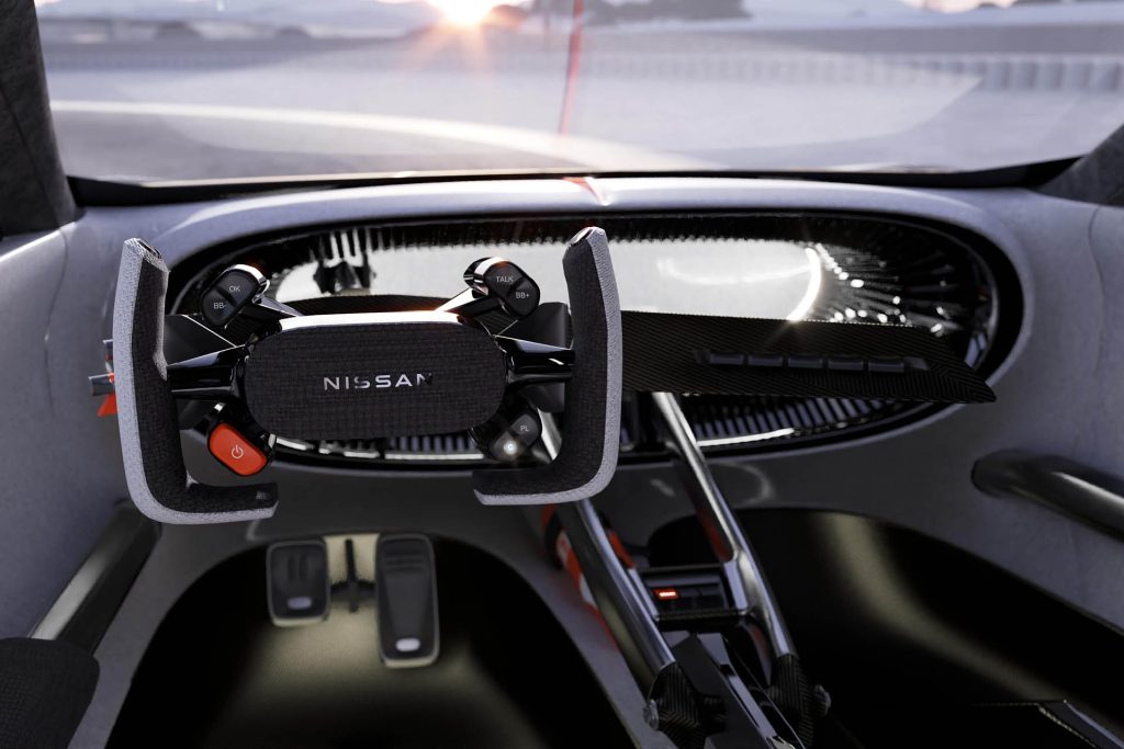 Nissan Concept 20-23 yoke steering wheel