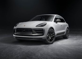 Porsche Macan T front three quarter view