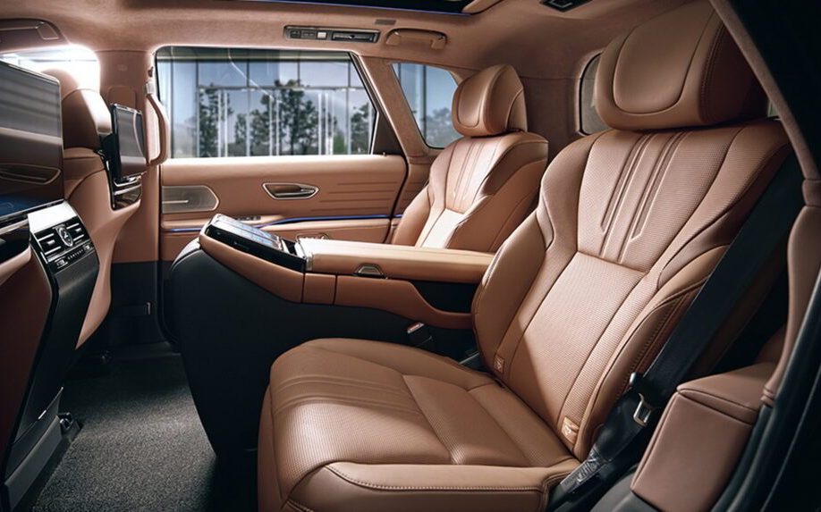 Toyota Century SUV rear seats