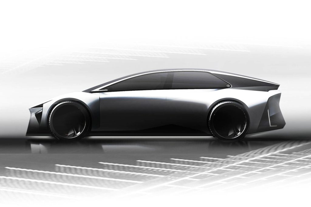 Toyota next-generation EV sketch