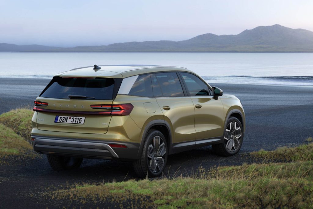 2024 Skoda Kodiaq parked by sea