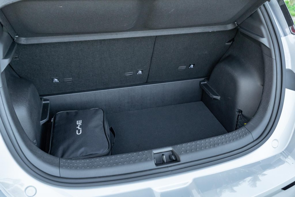 Boot space in the BYD Dolphin