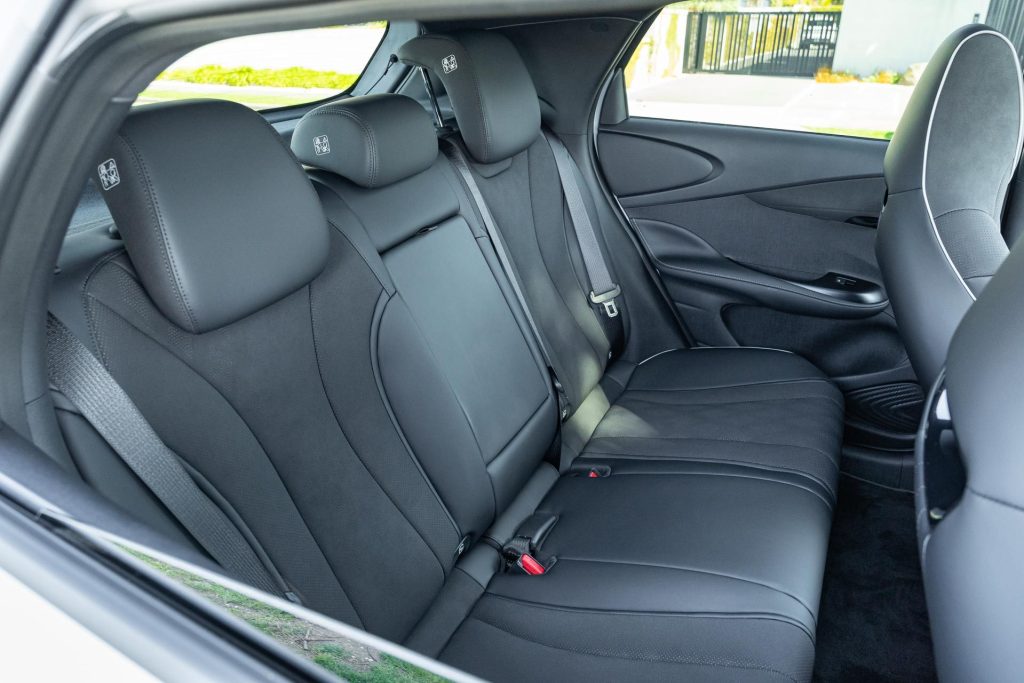 Rear seats in the BYD Dolphin Extended