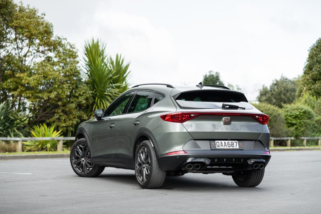 Cupra Formentor VZ Tribe Edition rear quarter view