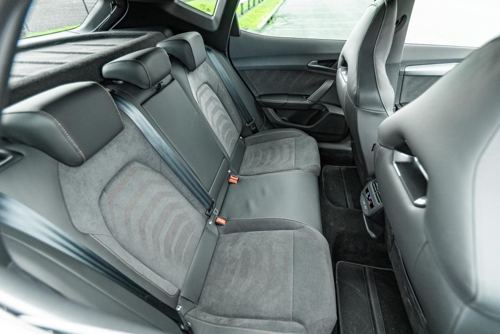 Cupra Formentor VZ rear seat space