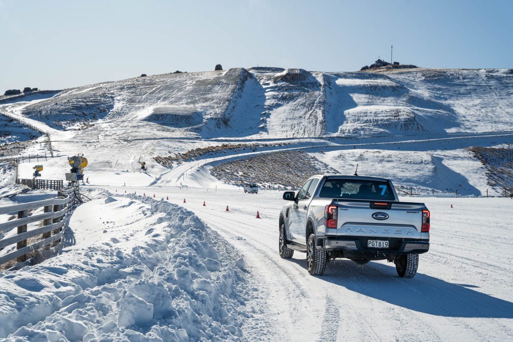 Ford Ranger parked at the Southern Hemisphere Proving Grounds