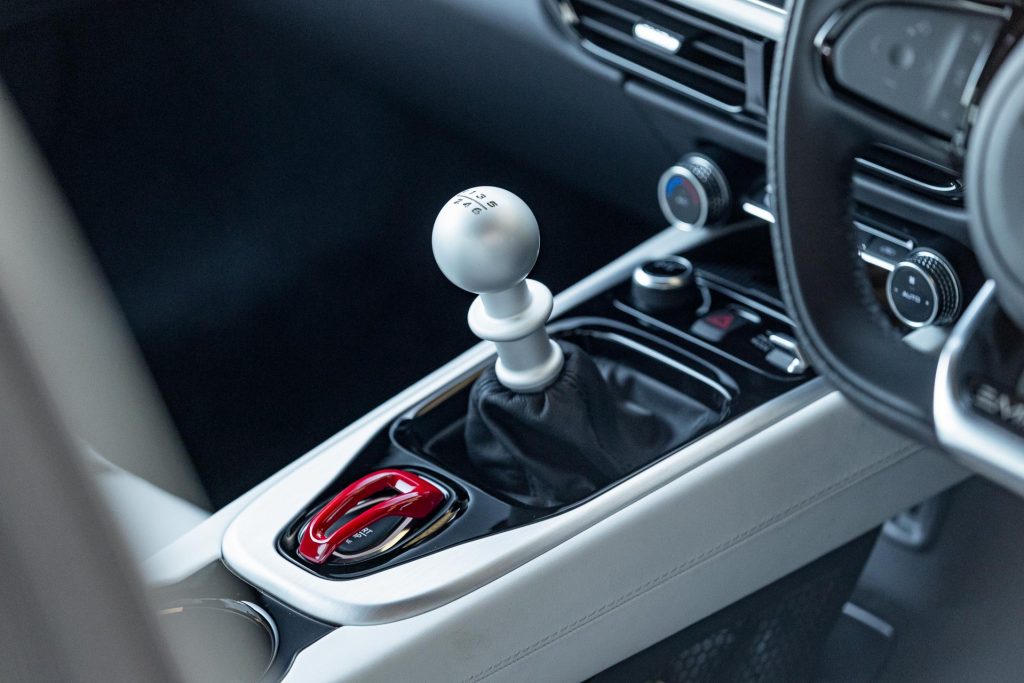 Lotus Emira V6 gear knob and start button