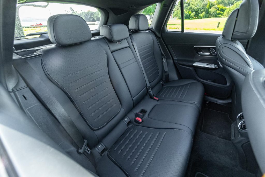 Rear seats in the Mercedes-Benz GLC 300 4MATIC