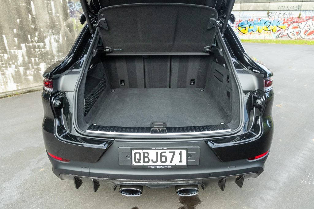 Boot space in the Porsche Cayenne Turbo GT