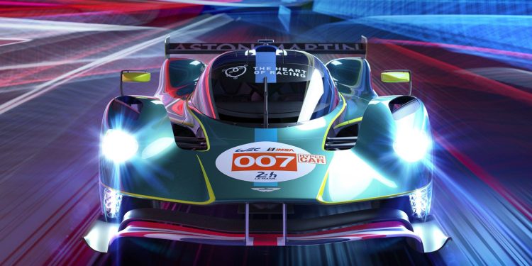 Aston Martin Valkyrie Le Mans Hypercar rendering front view