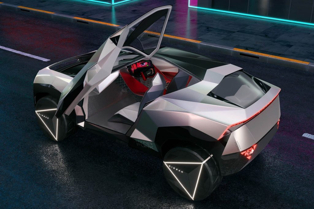 Nissan Hyper Punk concept with doors open