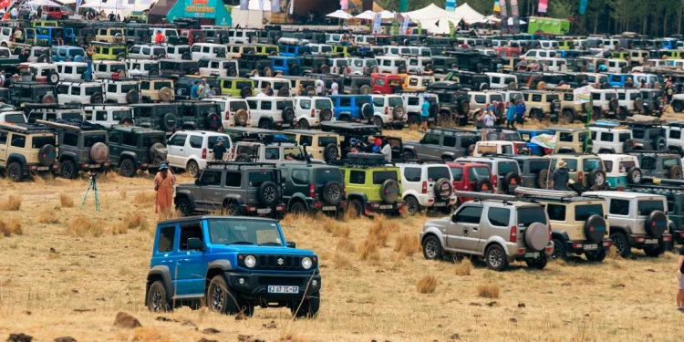Hundreds of Suzuki Jimnys at Jimny Gathering 2023