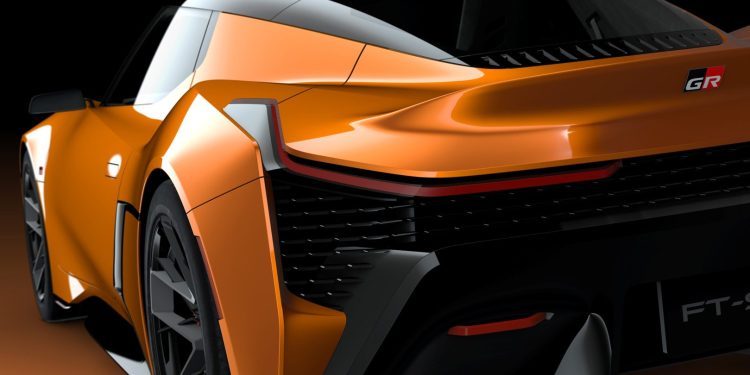 Toyota FT-Se concept rear quarter close up view