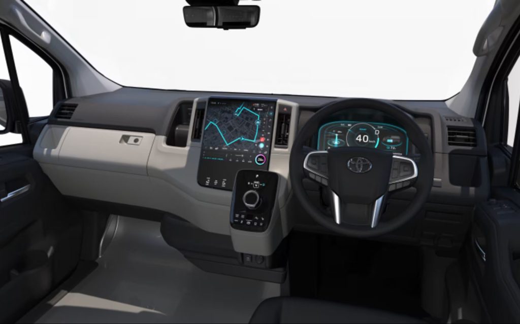 Toyota 'Global Hiace' electric concept interior