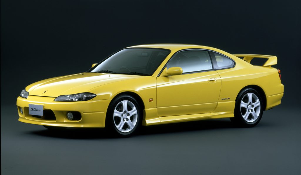 1999 Nissan Silvia Spec R Aero (S15) front three quarter view