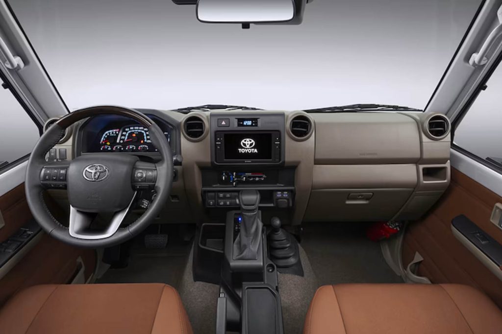 2024 Toyota Land Cruiser 70 Series short-wheelbase interior