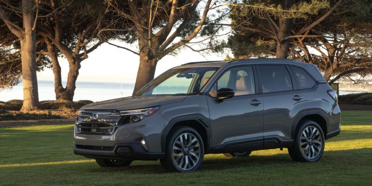 2025 Subaru Forester front three quarter view