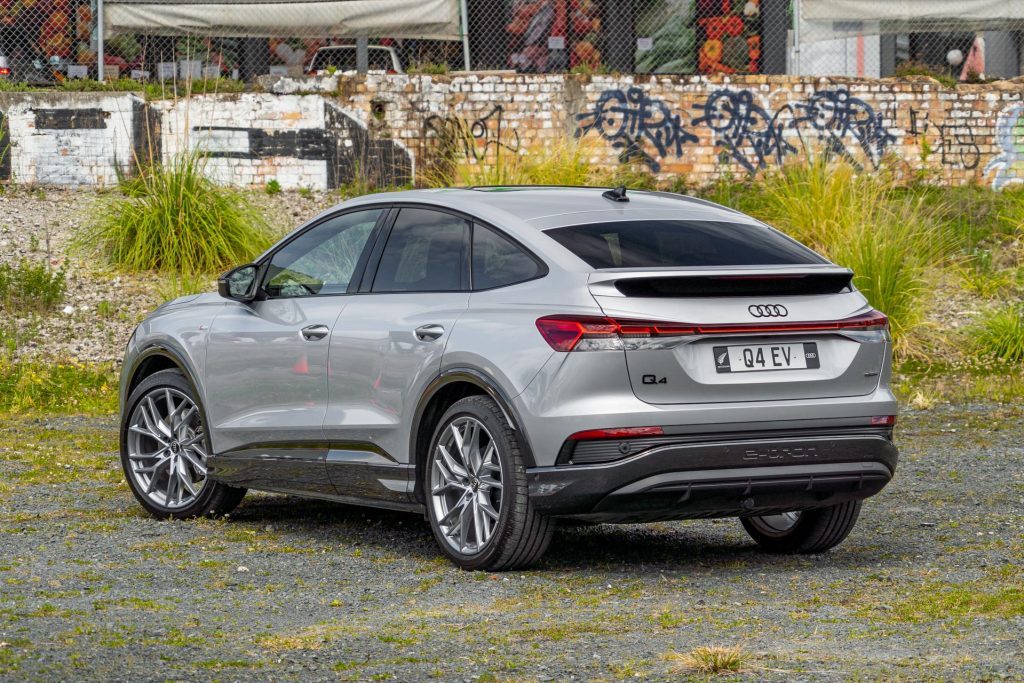 Audi Q4 e-tron sportback rear