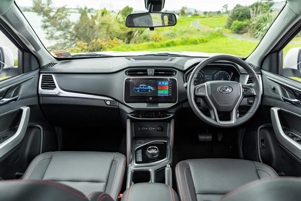 Full front interior view in the LDV e-T60