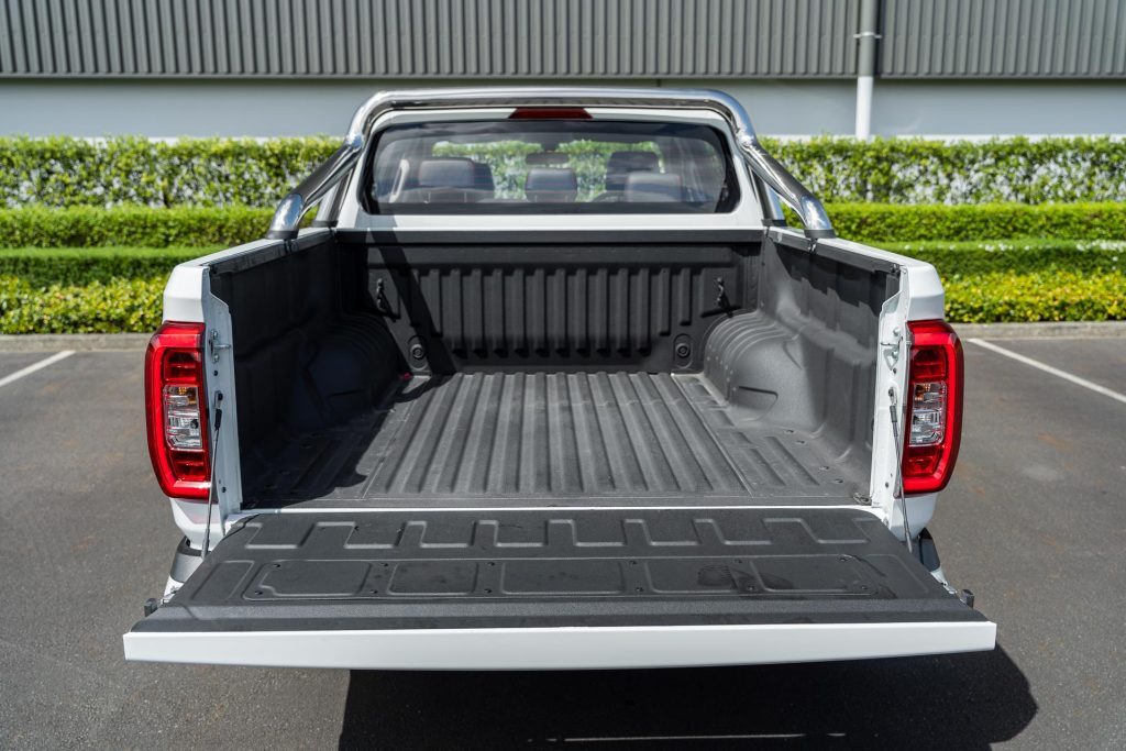 LDV e-T60 rear tray storage space