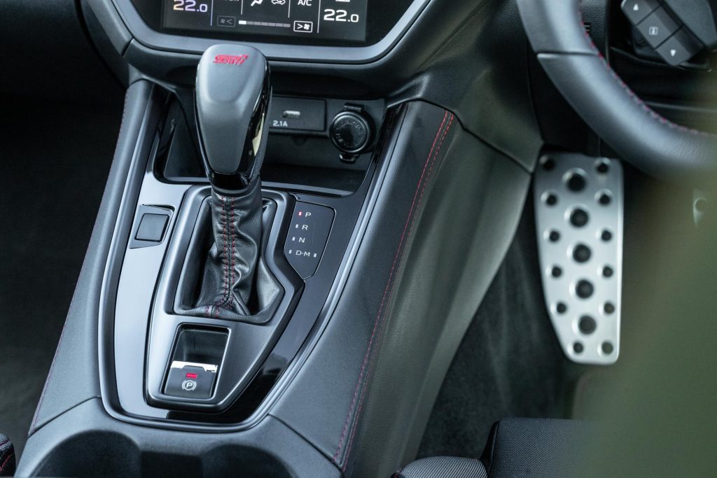 Subaru WRX AKA centre console and gear selector