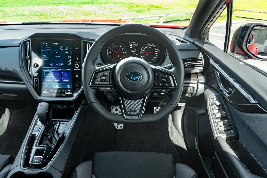 Subaru WRX AKA front interior view