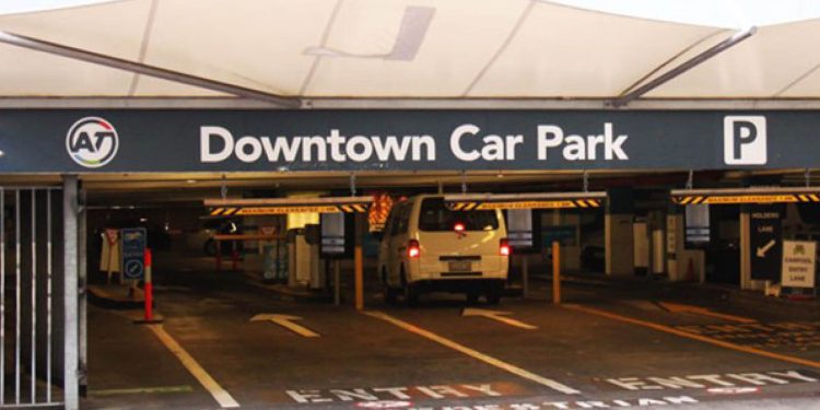 Auckland Downtown Car Park entrance