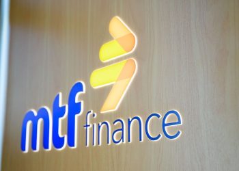 Illuminated MTF Finance sign