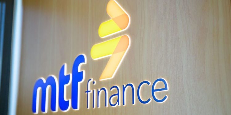 Illuminated MTF Finance sign