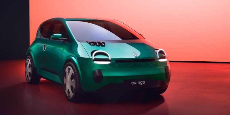 Renault Twingo concept front three quarter view